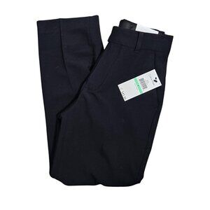 NWT | Calvin Klein Boy's Black Regular Fit Flat Front Dress Suit Pants | Size 8